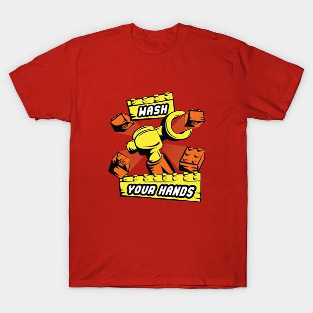 Washing hands T-Shirt by BignellArt